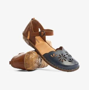 ROSALIE 04 Damen Sandalen Shark-Kombi
