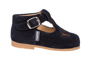 Schuhe im Pepito-Stil aus Spaltleder