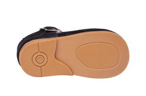Schuhe im Pepito-Stil aus Spaltleder