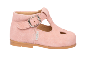 Schuhe im Pepito-Stil aus Spaltleder
