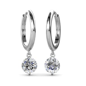 Grace Ohrringe - Silber und Kristall