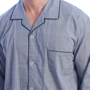 KLP5 Herren-Pyjama im Popeline-Stil