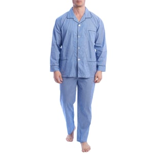 KLP5 Herren Popeline-Pyjama