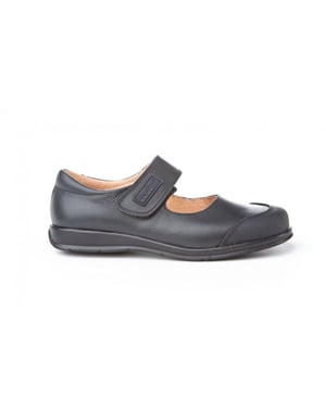 Schul-Ballerina-Schuhe aus Leder