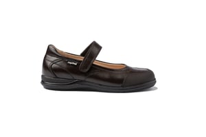 Schul-Ballerina-Schuhe aus Leder
