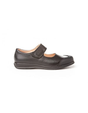 Schul-Ballerina-Schuhe aus Leder