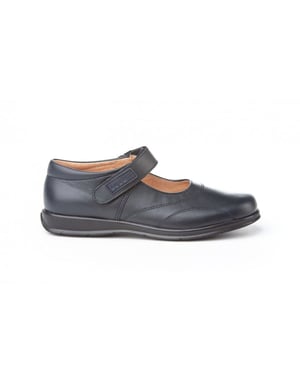 Schul-Ballerina-Schuhe aus Leder