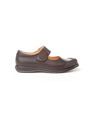Schul-Ballerina-Schuhe aus Leder