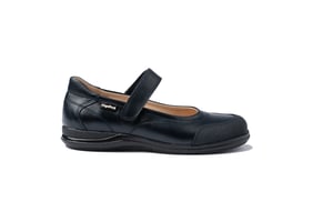 Schul-Ballerina-Schuhe aus Leder