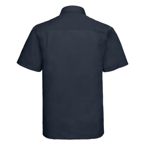 Russell Collection - "Classic" Hemd für Herren kurzärmlig (Dunkelblau)