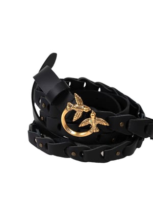 Pinko Gürtel Love Double Belt H2 Damen schwarz