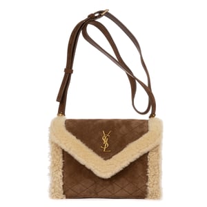 Shearling  Flap Pochette  Umhängetasche