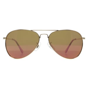 Prive Revaux Pilotenbrille Unisex Champagner Gold Rosa Spiegel Commando Mini