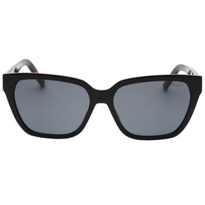 Hugo Boss graue Sonnenbrille mit schwarzen Gläsern