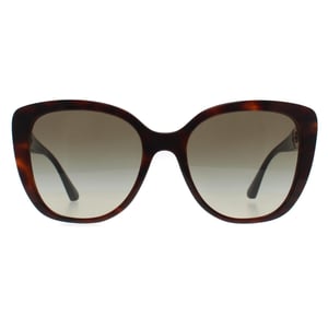 Emporio Armani Schmetterling Damen Glänzend Havanna Rot Grün Farbverlauf EA4214U
