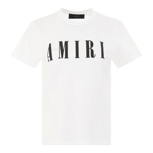 Amiri Core Logo Weißes T-Shirt
