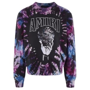 Amiri Crystal Ball Tie-Dye Lila Sweatshirt
