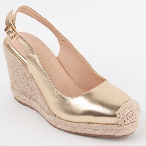 Montevita Espadrille Mit Keilabsatz Balenci5 Gold