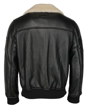 Top Gun Lederimitatjacke TG20213035 mit Kunstfellkragen