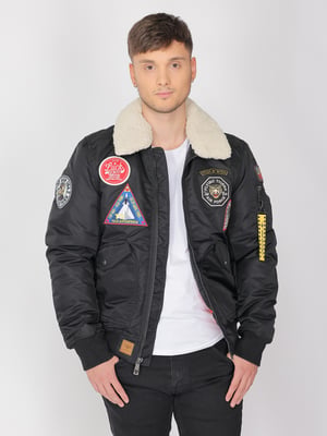 Top Gun Bomberjacke TG23003 mit Kunstfellkragen