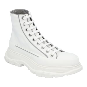 Alexander McQueen Tread Slick Stiefel 'Weiß Grau'