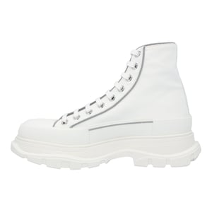 Alexander McQueen Tread Slick Stiefel 'Weiß Grau'