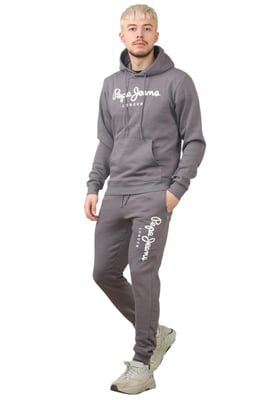 Pepe Jeans London Herren-Trainingsanzug in Schiefergrau