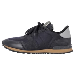 Valentino Garavani Rockrunner Sneakers in Marineblau Mischmaterial