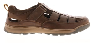 Hush Puppies Herren Sandalen Komfortable Rucker Leder braun