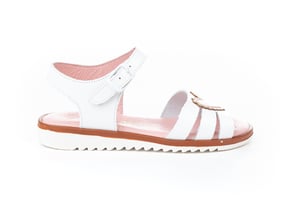 Mädchensandalen aus Leder