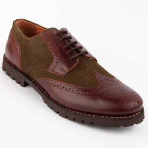 Purapiel Oxford-Schuh Herac Grün