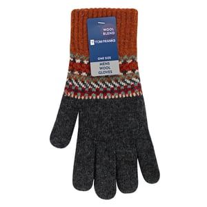 Herren Wollhandschuhe | Winterliche süße Fairisle-Handschuhe für kaltes Wetter