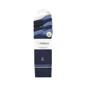 5er-Pack Herren Socken aus Bambus mit buntem gestreiftem Muster