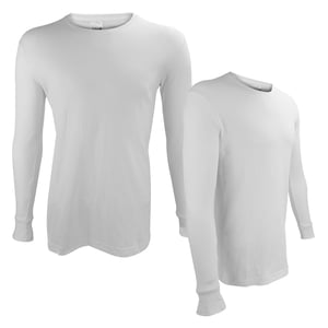 2er-Pack Herren Thermooberteile Langarm | Warmes Winter-Fleece-Unterziehshirt