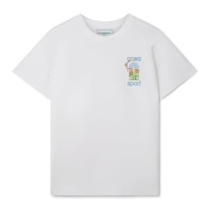 Casablanca Weiß Le Jeu Colore T-Shirt