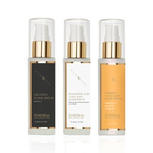 Vitamin C + Kollagen Elixier Serum 60ml + Hyaluronsäure & Kollagen Serum - 60ml + Anti-Falten Elixier Serum 24k Gold - 60ml