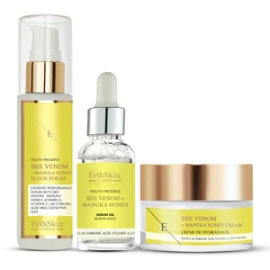 Bienengift + Manuka Honig Creme 50ml + Bienengift + Manuka Honig Elixier Serum 60ml + Bienengift + Manuka Honig Serum Öl 30ml
