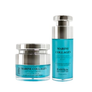 Marine-Kollagen Tagescreme SPF50 50ml + Marine-Kollagen Nacht-Repair-Serum 30ml