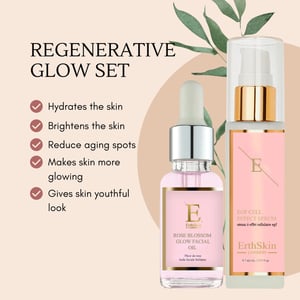 EGF CELL EFFECT SERUM 60ML + Rose Blossom Glow Gesichtsöl 30ml
