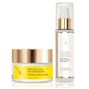 SPF50 KOLLAGEN TAGESCREME 50ML + Hyaluronsäure & Kollagen Serum - 60ml
