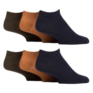 6er-Pack Herren Diabetiker-Sneaker-Socken | Lockere Oberschenkelweite Socken