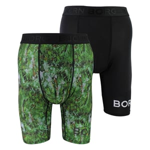 2er-Pack Leistungsfähige Feuchtigkeitsableitende Boxershorts mit Langen Beinen für Männer