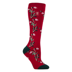 Lange Gummistiefelsocken für Damen | Blumen Gummistiefelsocken