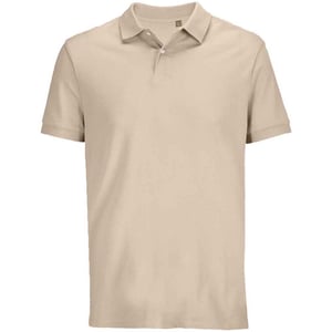 SOLS - "Pacific" Poloshirt Doppelnähte für Herren/Damen Unisex (Leinen)