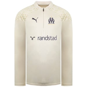 Puma Olympique Marseille Sandfarbenes Herren-Fußballoberteil