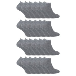 24er Pack Multipack Kinder Baumwolltrainingssocken für Jungen und Mädchen
