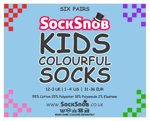 24er Multipack Kinder-Socken aus Baumwolle | Ideale Socken für Jungen und Mädchen