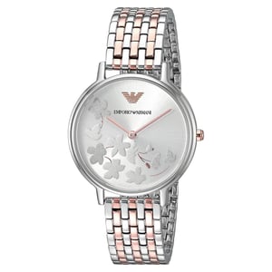 Emporio Armani Damenuhr Quartz Silber