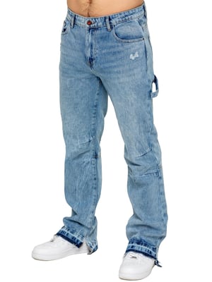 Enzo Milano | Herren Jeans mit geteiltem Saum