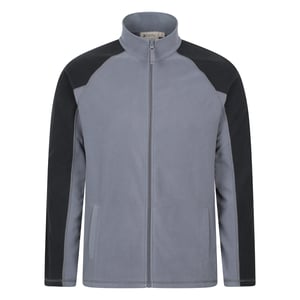 Mountain Warehouse - "Ashbourne" Fleecejacke Durchgehender Reißverschluss für Herren (Dunkelgrau)